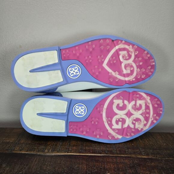 NEW G/Fore Gfore G4 Fore Gallivanter Womens Size 6.5 Golf Shoes White Blue - Picture 9 of 12